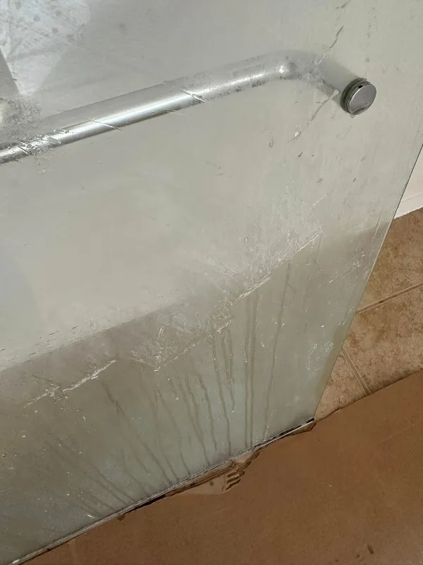 Shower Before Cleaning